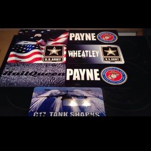 Example of customers adding names and pictures